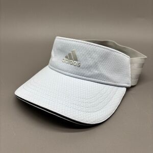Adidas Golf Tour Visor Womens One Size Stretch Light Blue Sun Hat Sport Cap OSFW